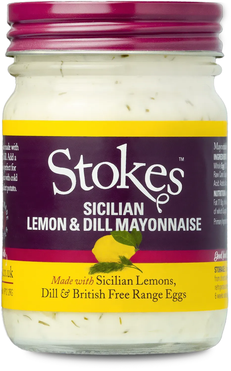 Stokes Sicilian Lemon Dill mayonnaise citron aneth