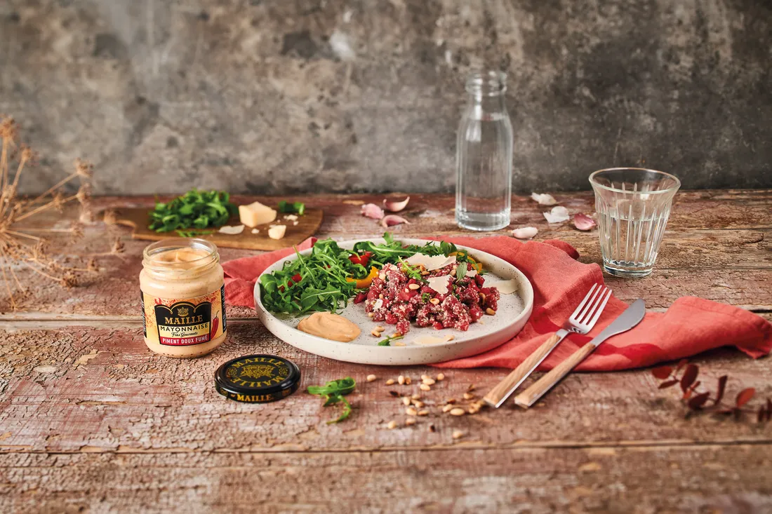 Maille Fins Gourmets mayonnaise piment doux 185g