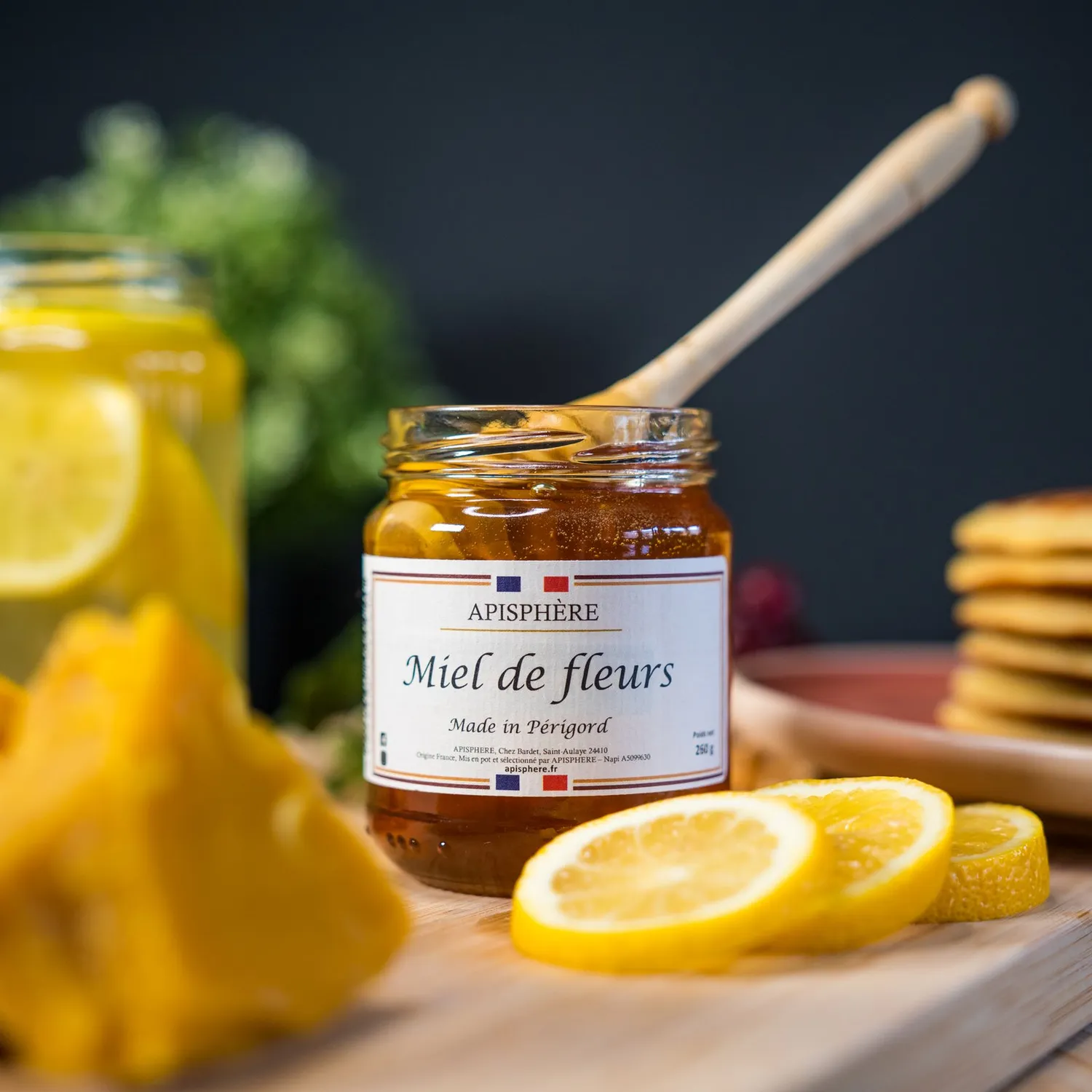 Apisphere miel de fleurs Périgord doux liquide