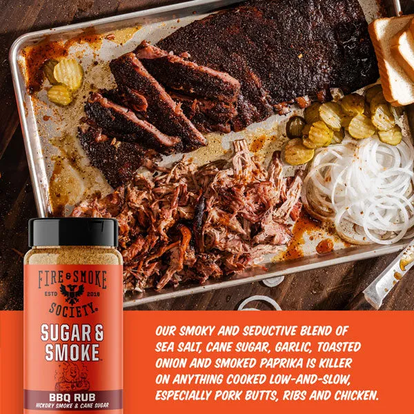 Fire Smoke Society Sugar & Smoke rub barbecue sucré fumé
