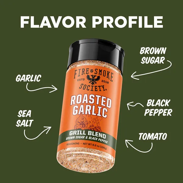Fire Smoke Society Roasted Garlic assaisonnement ail rôti