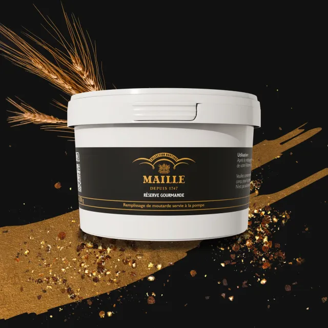 Maille Réserve Gourmande Moutarde au Whisky et au poivre fumé 125g