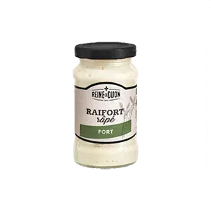 Reine de Dijon Raifort râpé fort condiment piquant