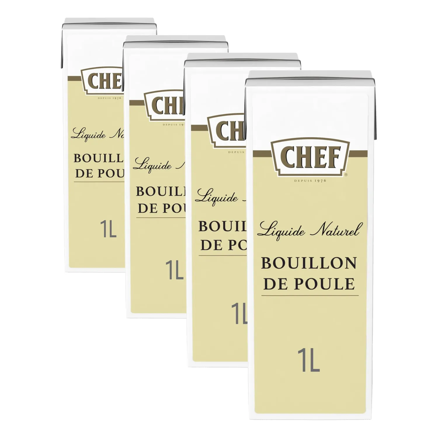 CHEF Demi-Glace Naturelle bœuf fond liquide 1L