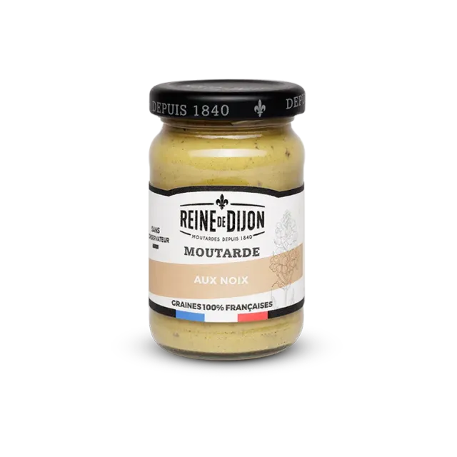 Reine de Dijon moutarde aux noix douce aux fromages