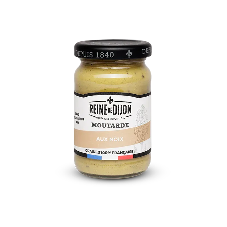 Reine de Dijon moutarde aux noix douce aux fromages