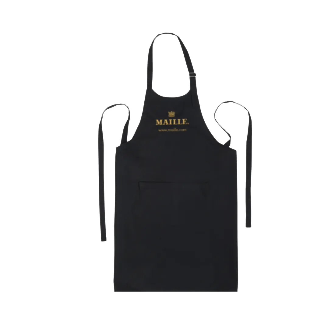 Maille Tablier Noir tablier cuisine noir 90 cm coton