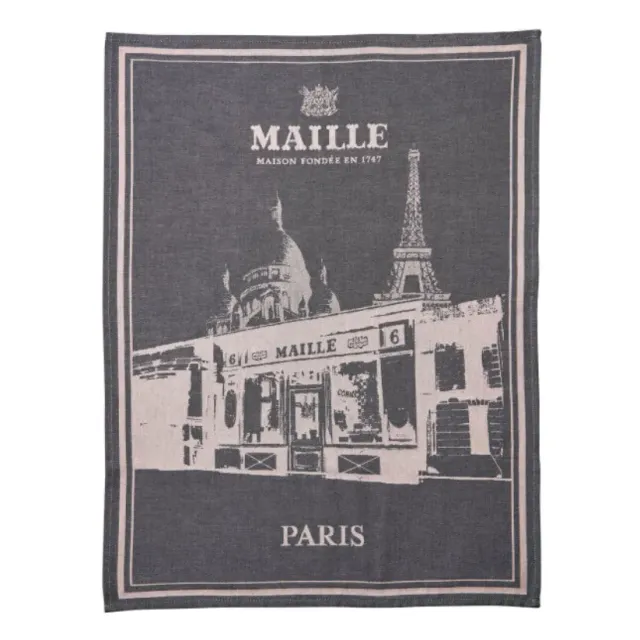 Maille Paris torchon cuisine coton Moutet Jacquard
