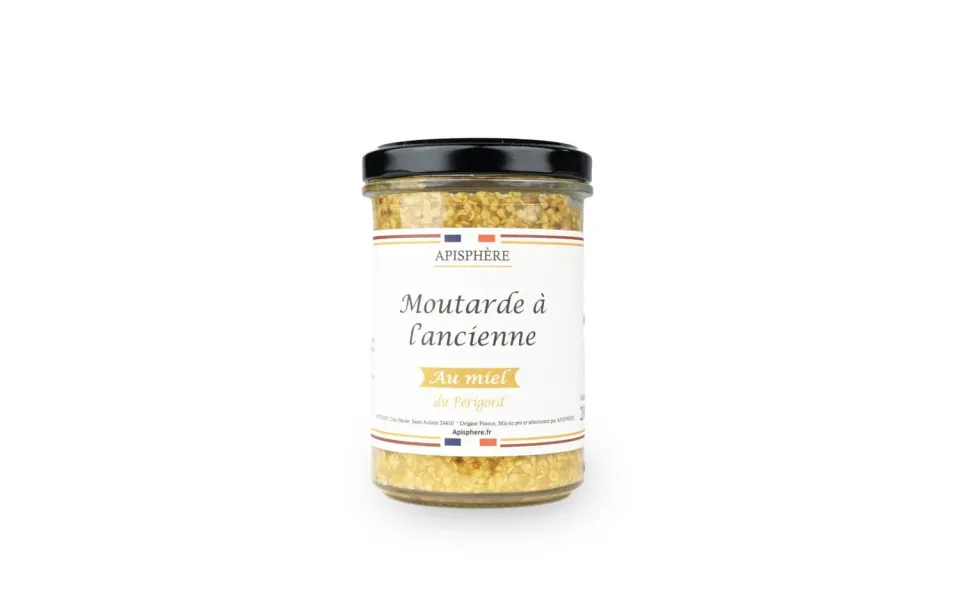 Apisphere moutarde à l'ancienne au miel douce