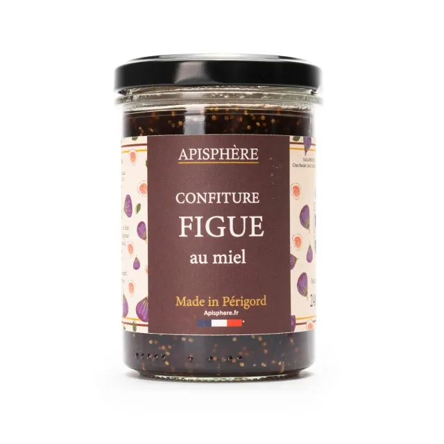 Apisphere Confiture de figue au miel pot artisanal