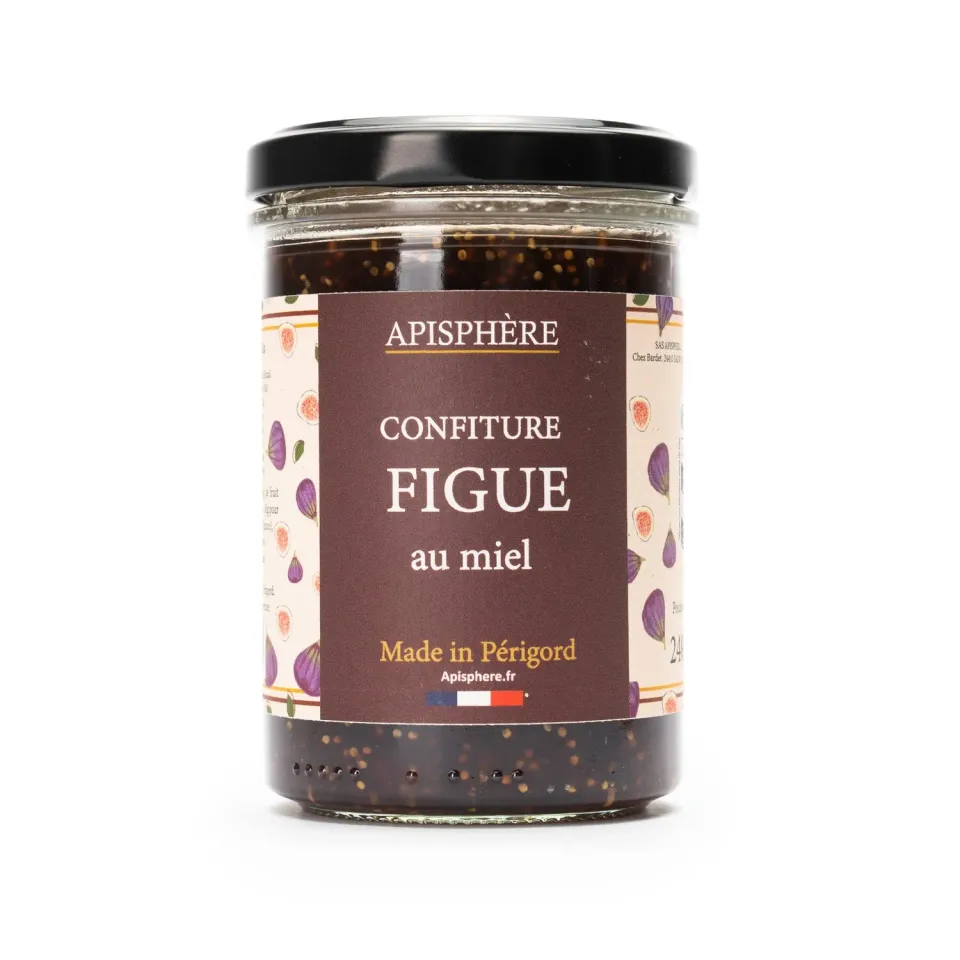 Apisphere Confiture de figue au miel pot artisanal