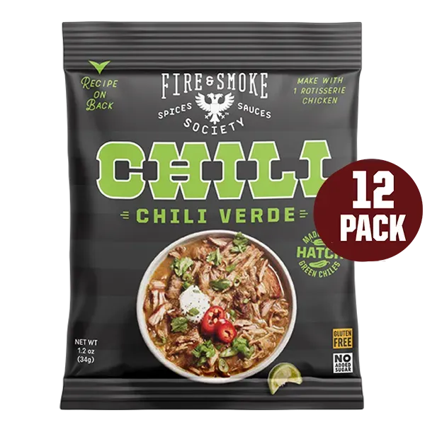 Fire Smoke Society Chili Verde mélange 12 sachets piment