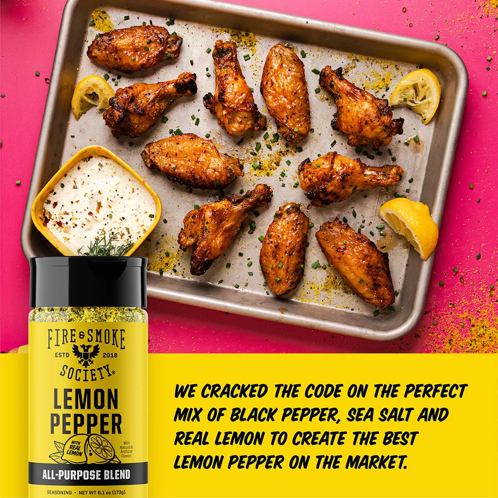 Fire Smoke Society Lemon Pepper épice citron noir