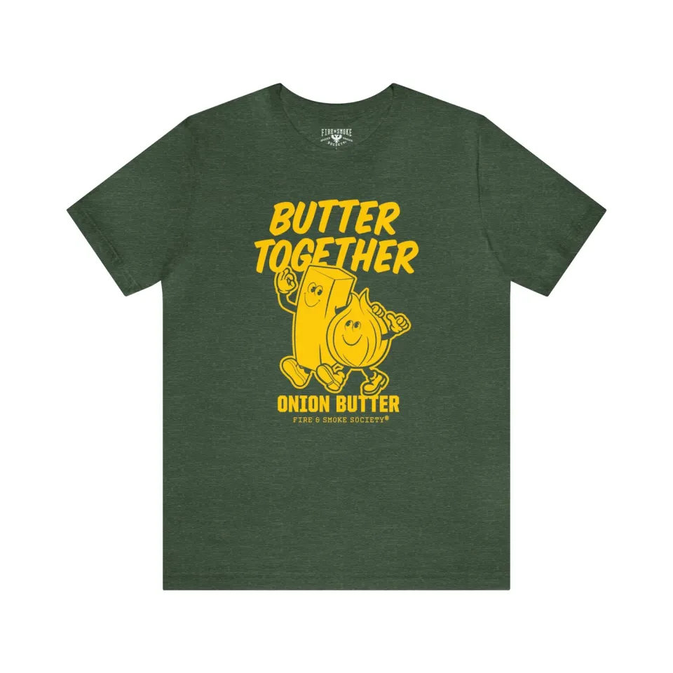 Fire Smoke Society Onion Butter t-shirt coton vert foret L