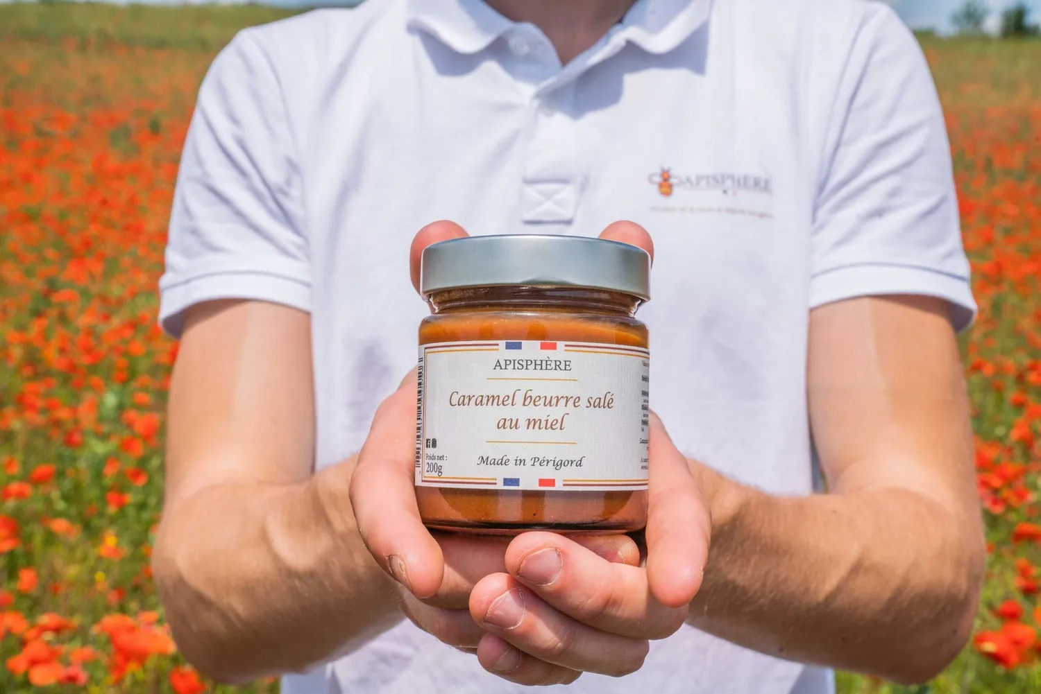 Apisphere Caramel beurre salé au miel du Périgord