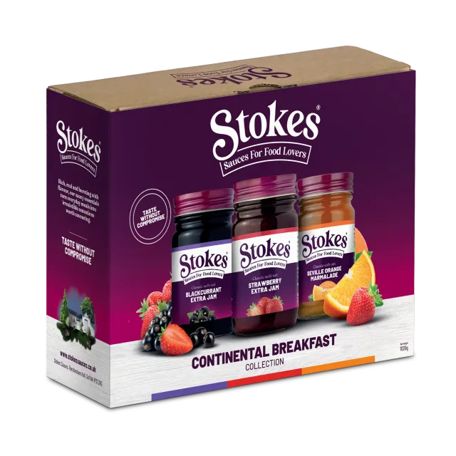 Stokes Continental Breakfast coffret 3 confitures