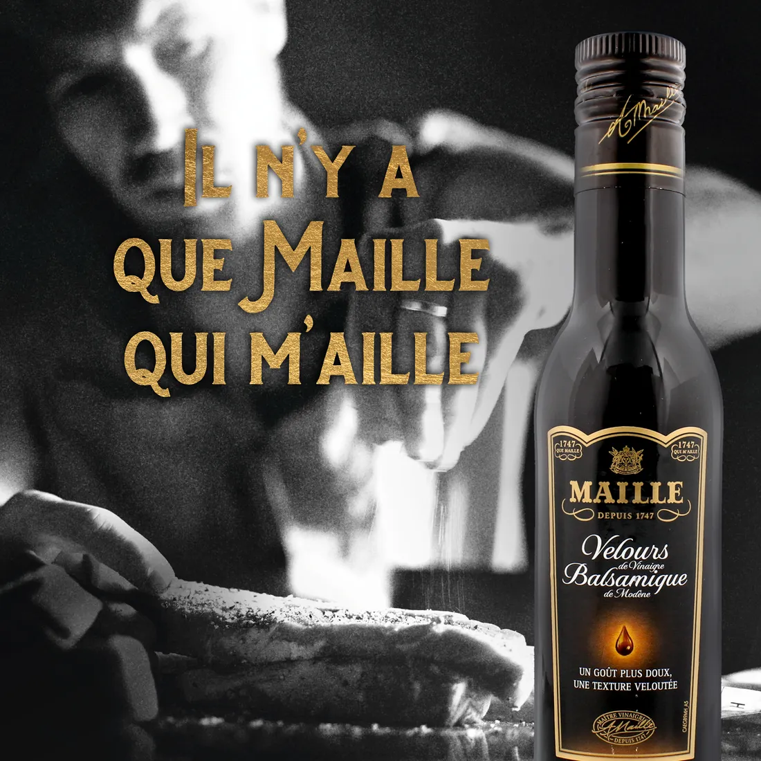 Maille Velours vinaigre balsamique de Modène 25 cl texture veloutée