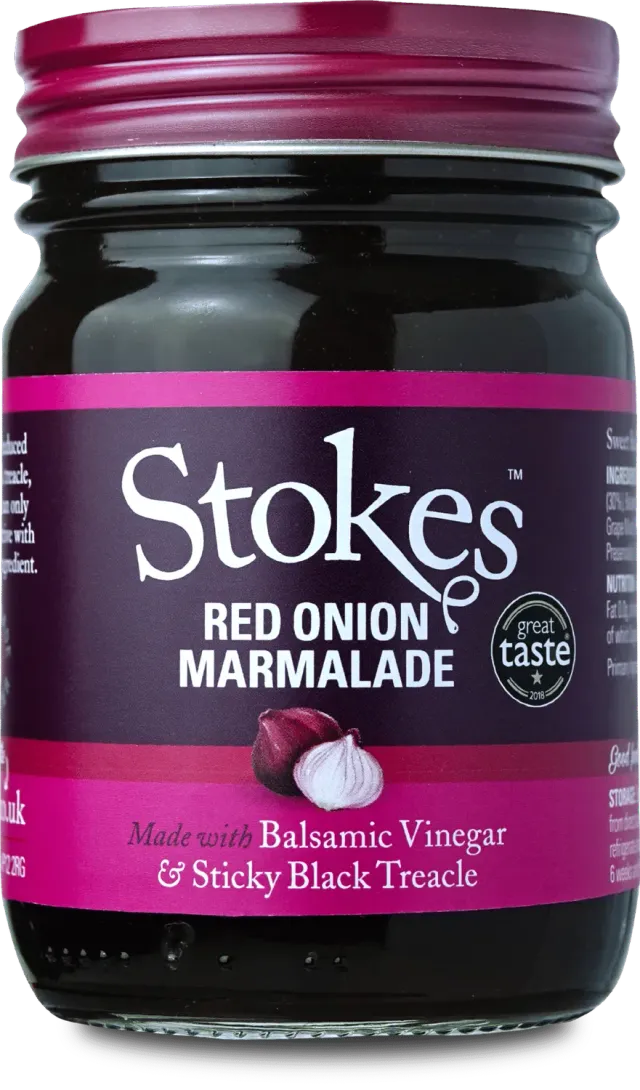 Stokes Red Onion Marmalade confit oignons rouges balsamique