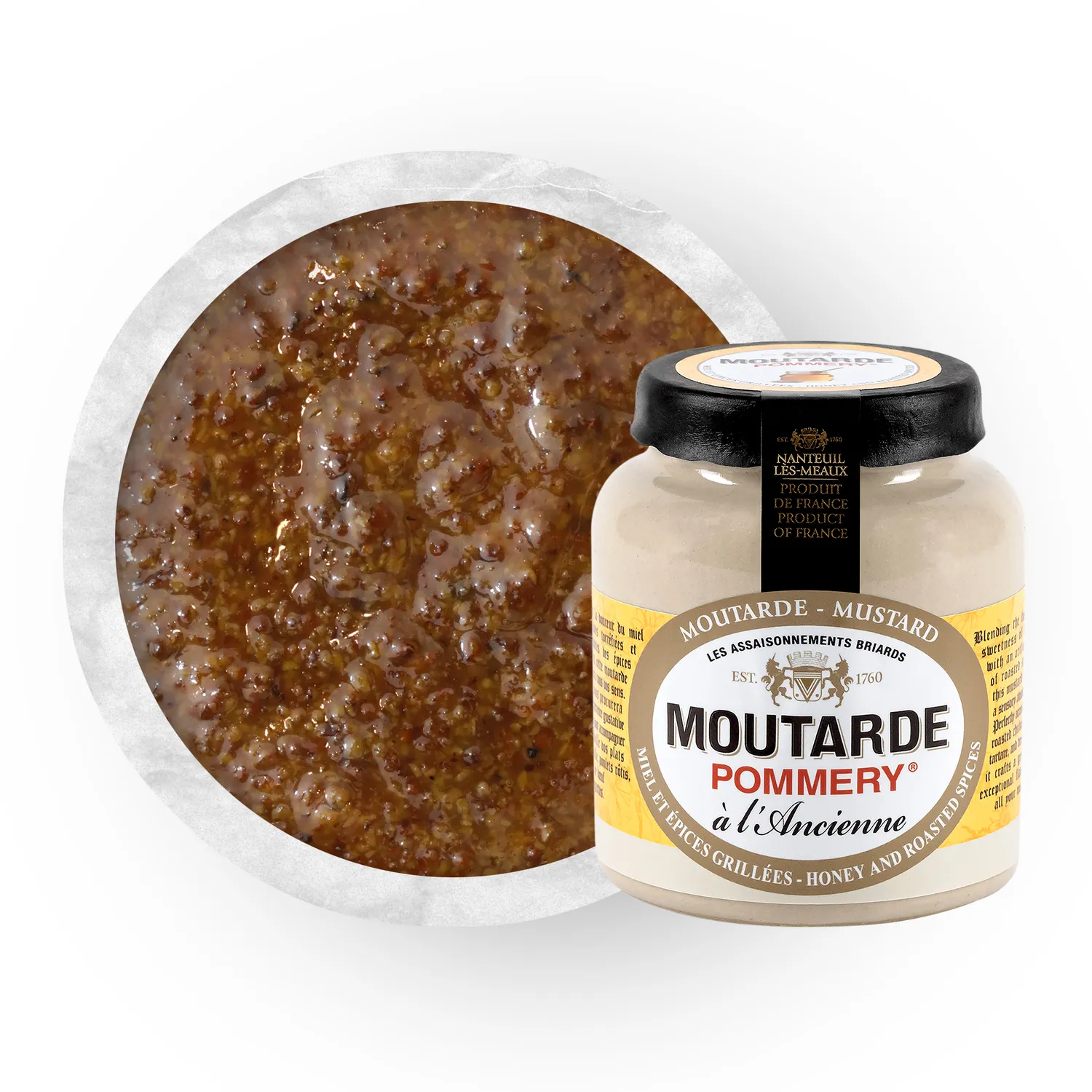Pommery Miel & épices grillées moutarde 100g douce