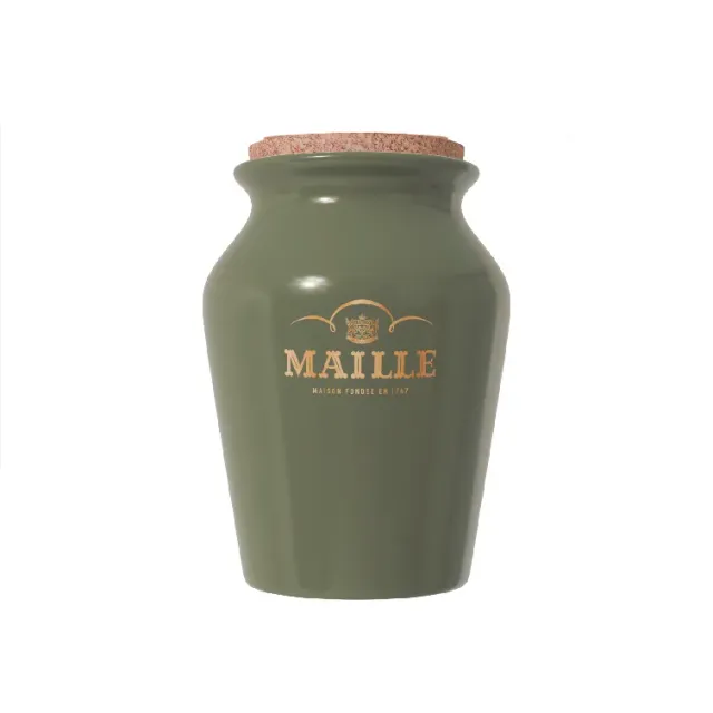 Maille Miel de Romarin moutarde pot grès douce