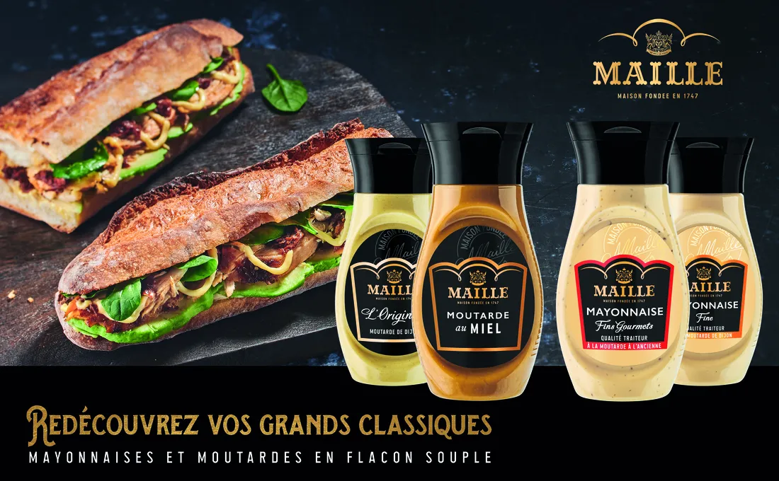 Maille Originale moutarde de Dijon flacon souple 265 g