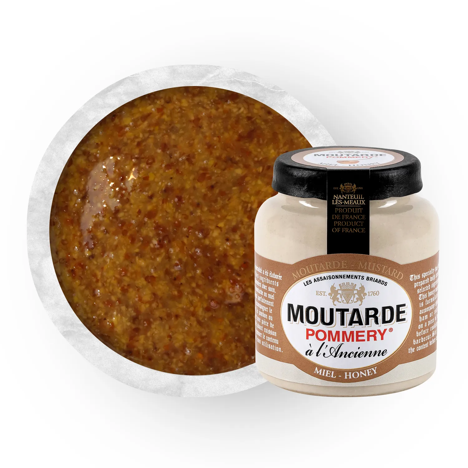 Pommery Moutarde au Miel 100g en grains douce