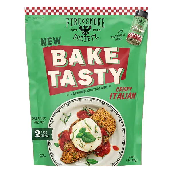 Fire Smoke Society Crispy Italian panure italienne