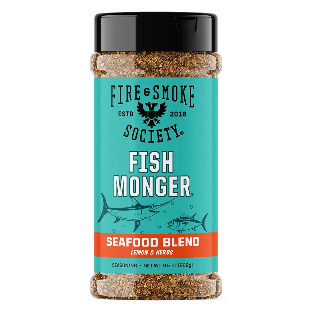 Fire Smoke Society Fish Monger assaisonnement poisson agrumes