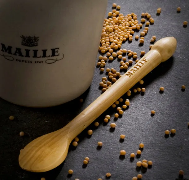 Maille spatule dégustation bois de buis 125 mm
