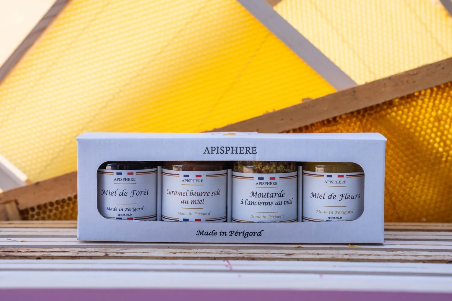 Apisphere Coffret Gourmand du Périgord 4 best-sellers