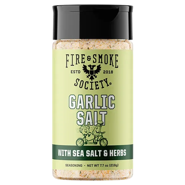 Fire Smoke Society Garlic Salt sel ail persil ciboulette