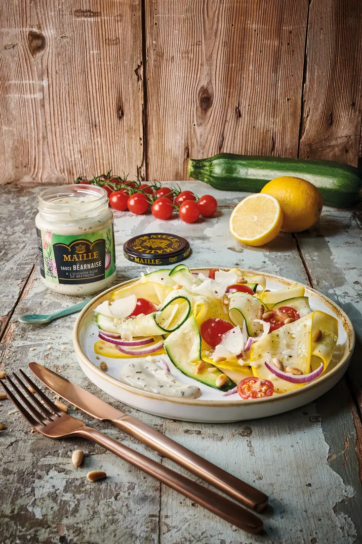 Maille Sauce Béarnaise oignon rosé pot 185g