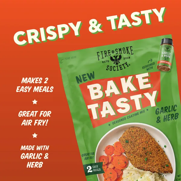 Fire Smoke Society Garlic Herb panure ail herbes