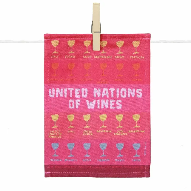 Maille Para-tapas United Nations Wine serviette coton