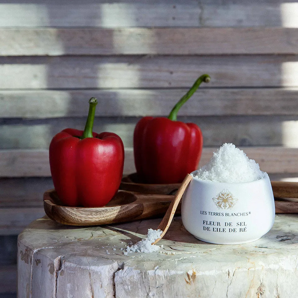 Les Terres Blanches Fleur de Sel Île de Ré sel 80g finition
