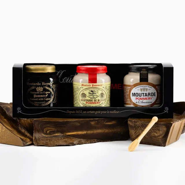 Pommery Coffret Découverte moutardes 3x100g