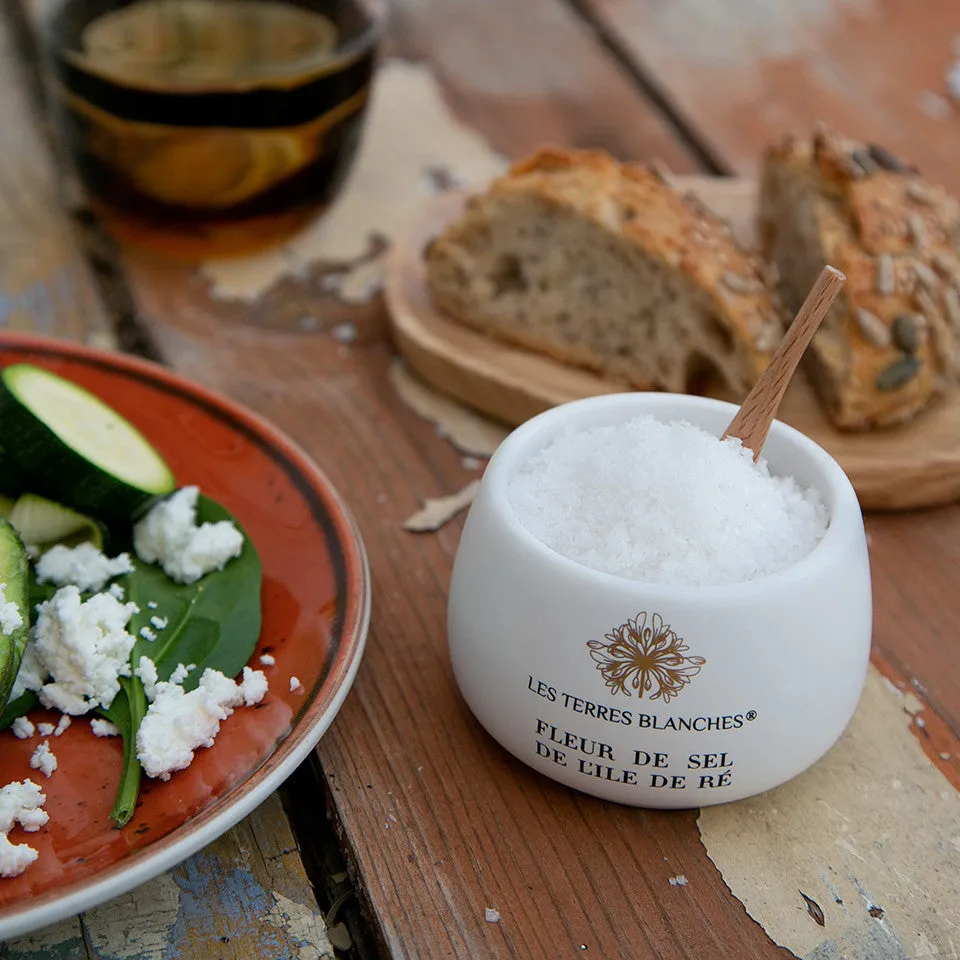 Les Terres Blanches Fleur de Sel Île de Ré sel 80g finition