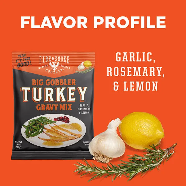 Fire Smoke Society Turkey Gravy sauce dinde 12 sachets