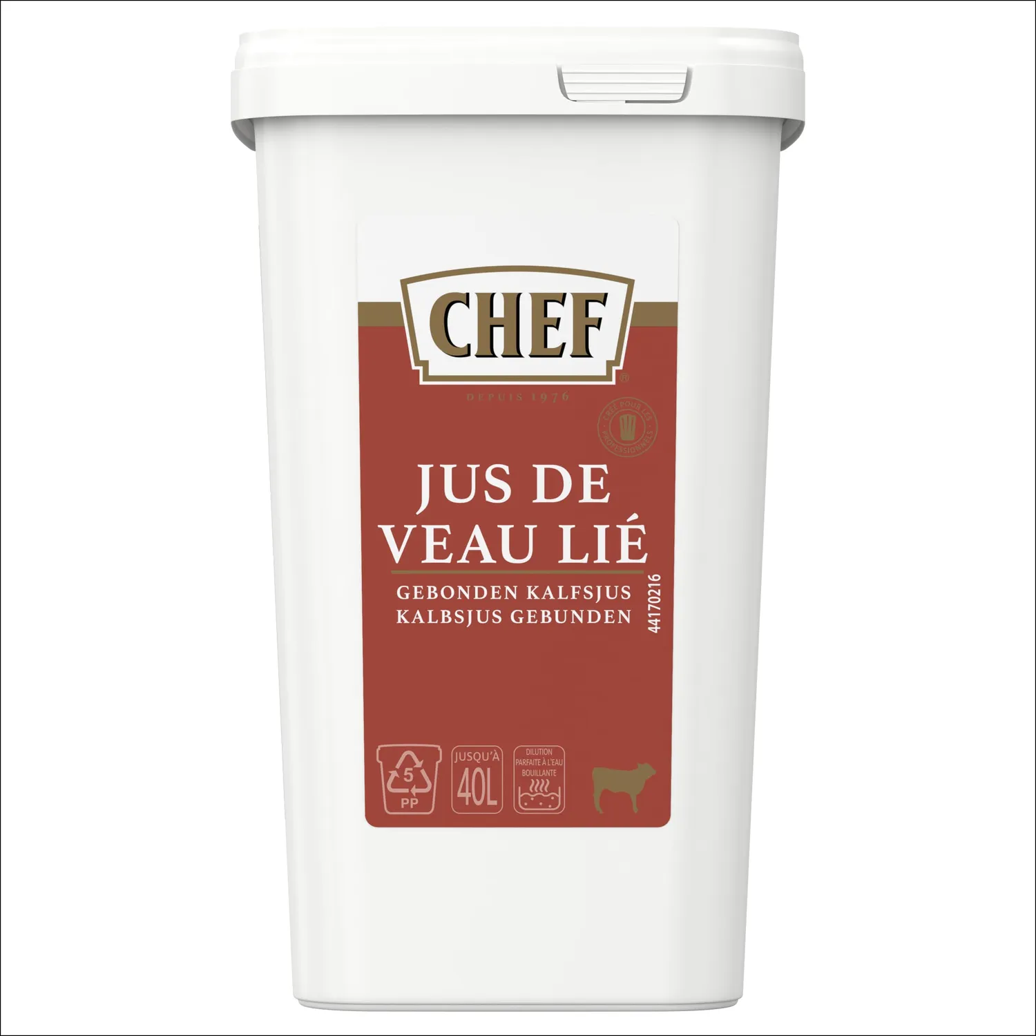 CHEF Jus de Veau Lié jus déshydraté 1,2kg