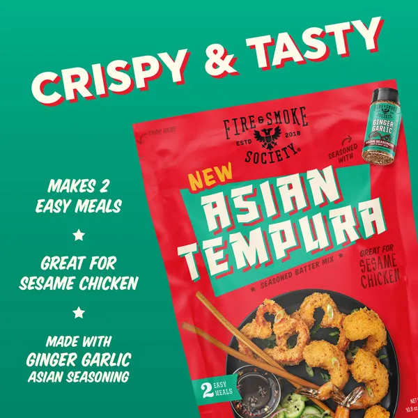 Fire Smoke Society Asian Tempura panure croustillante