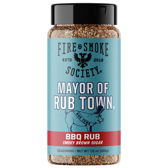 Fire Smoke Society Mayor of Rub Town rub BBQ 7.6 oz mesquite