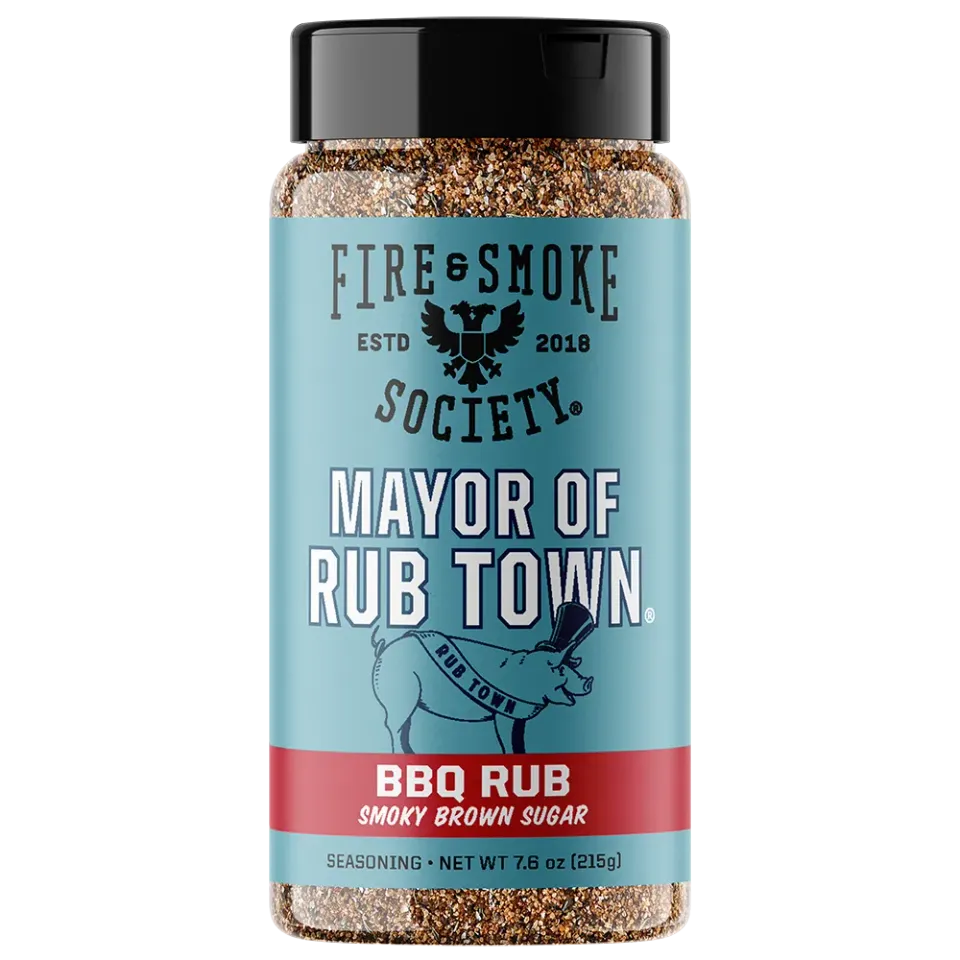 Fire Smoke Society Mayor of Rub Town rub BBQ 7.6 oz mesquite