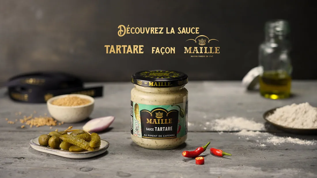 Maille Sauce Tartare Piment de Cayenne 185g Relevée