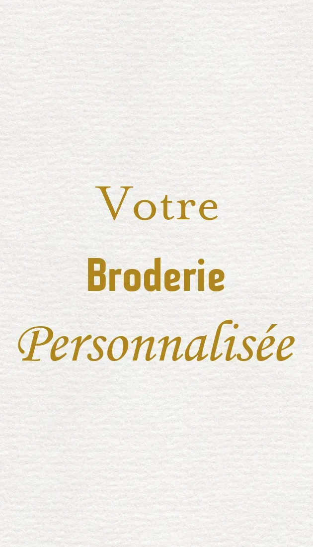 Maille Broderie tablier cuisine coton adulte