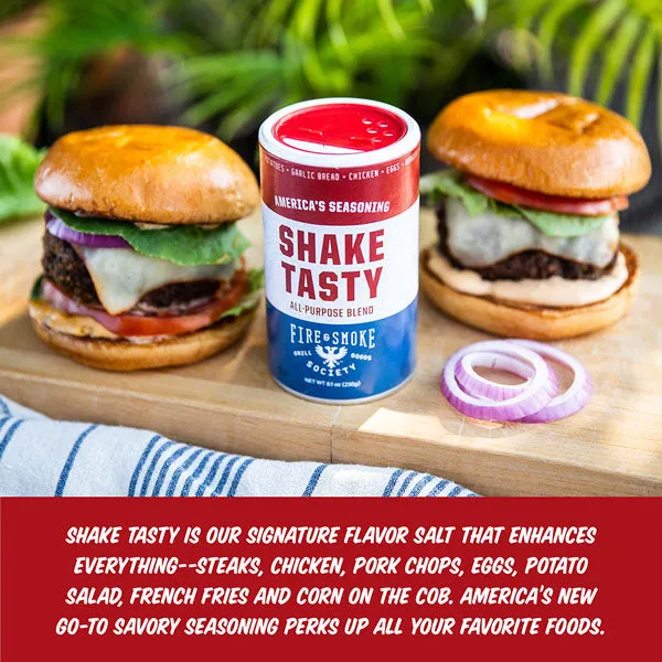 Fire Smoke Society Shake Tasty sel assaisonné 230 g polyvalent