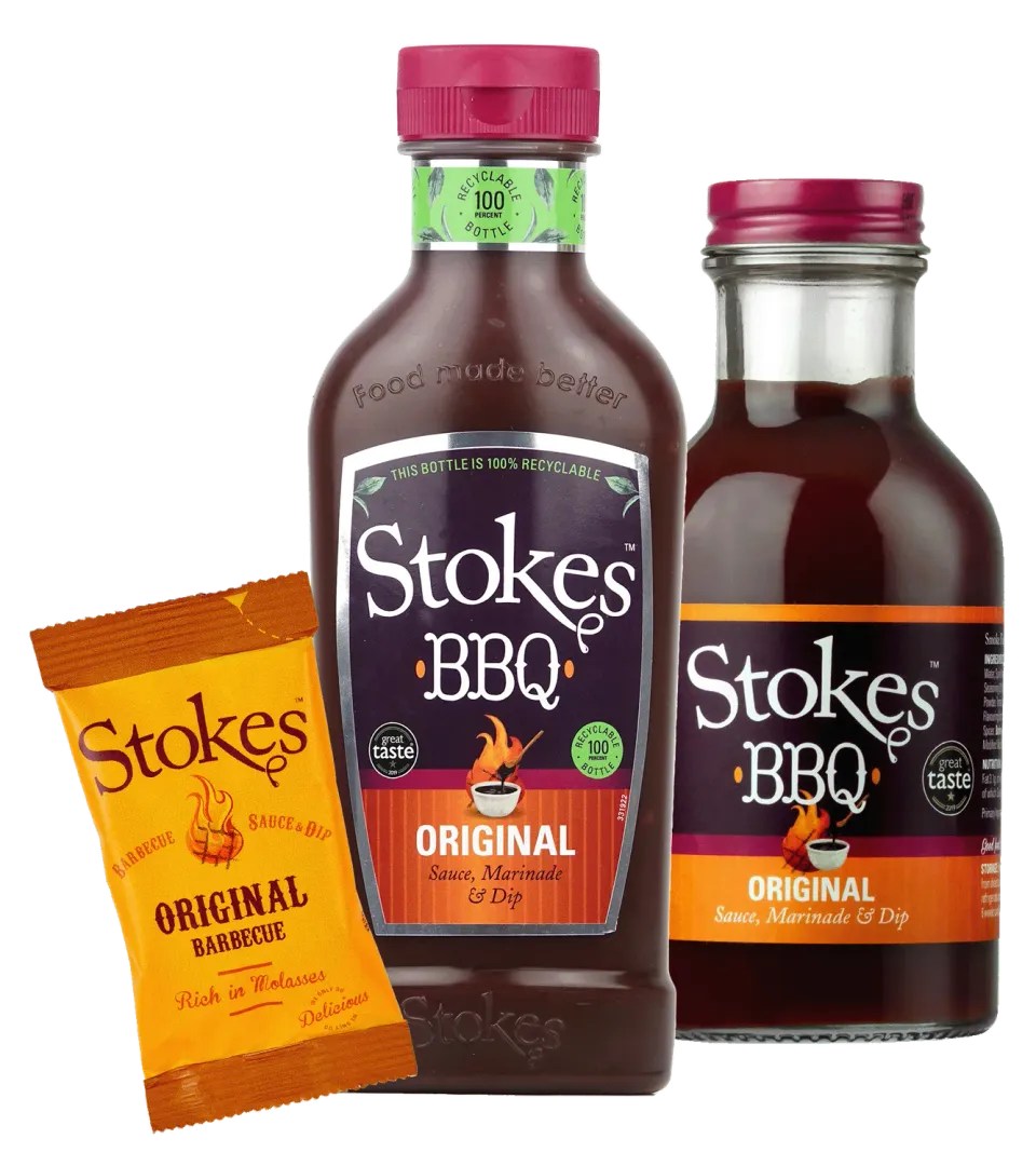 Stokes Original BBQ sauce barbecue fumée