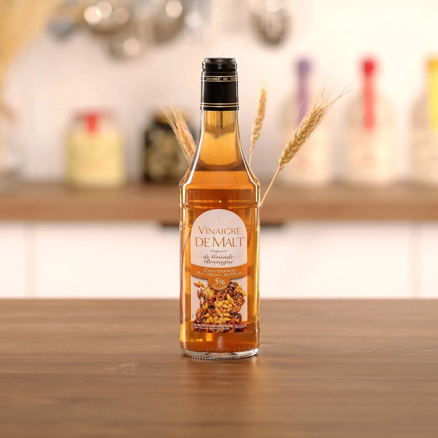 Pommery Petits Gourmets Vinaigre de Malt 5% 50cl ambré
