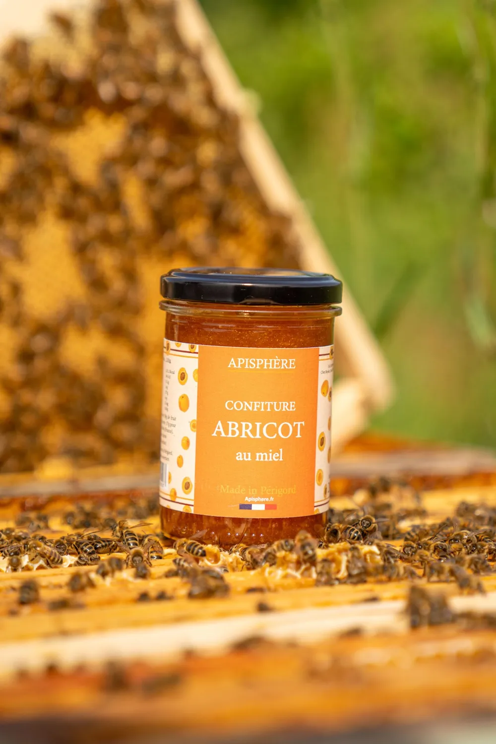Apisphere Confiture Abricot au Miel artisanale