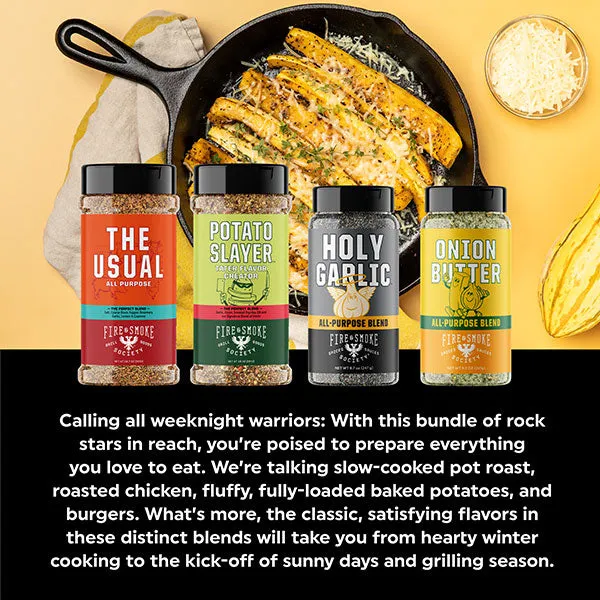 Fire Smoke Society Pantry Perfect coffret épices barbecue