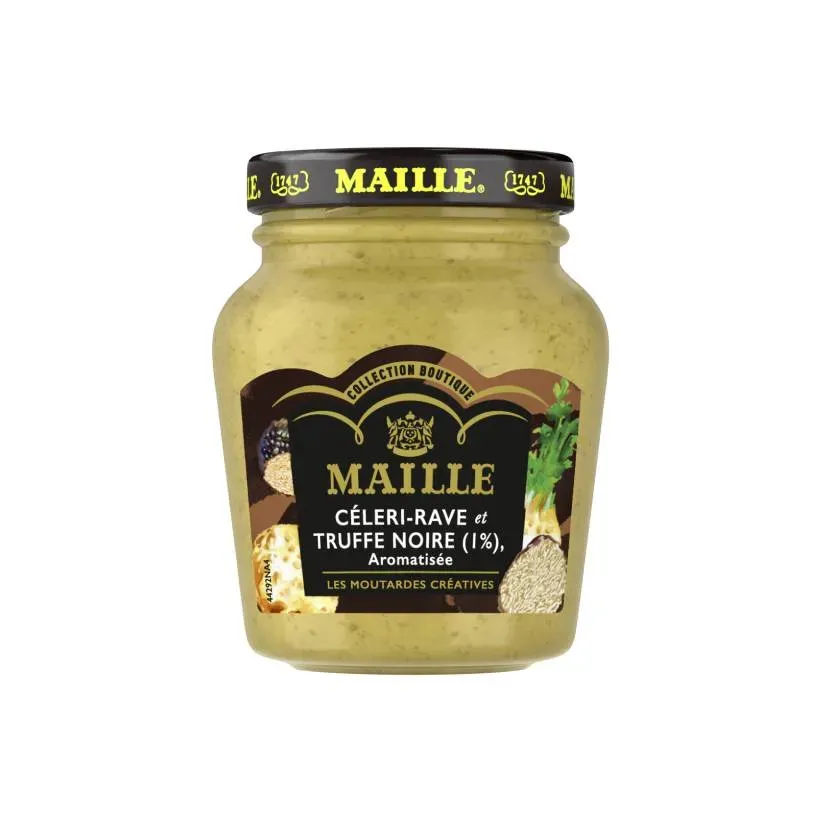 Maille Collection Truffe Céleri et Brisures de Truffe moutarde 108g mi-forte